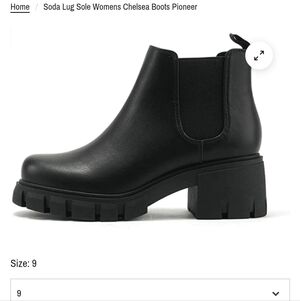 Soda Womans Black Ankle Boots